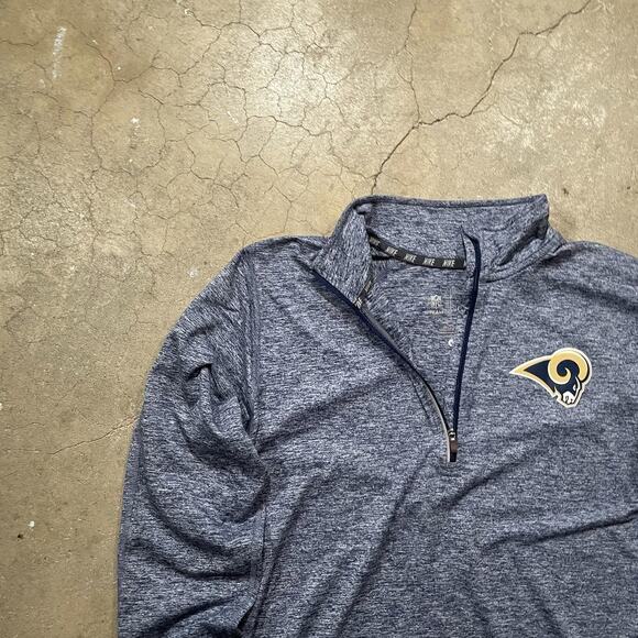 LOS ANGELES RAMS Football NIKE Dri Fit Pullover Fleece - L - Picture 3 of 5